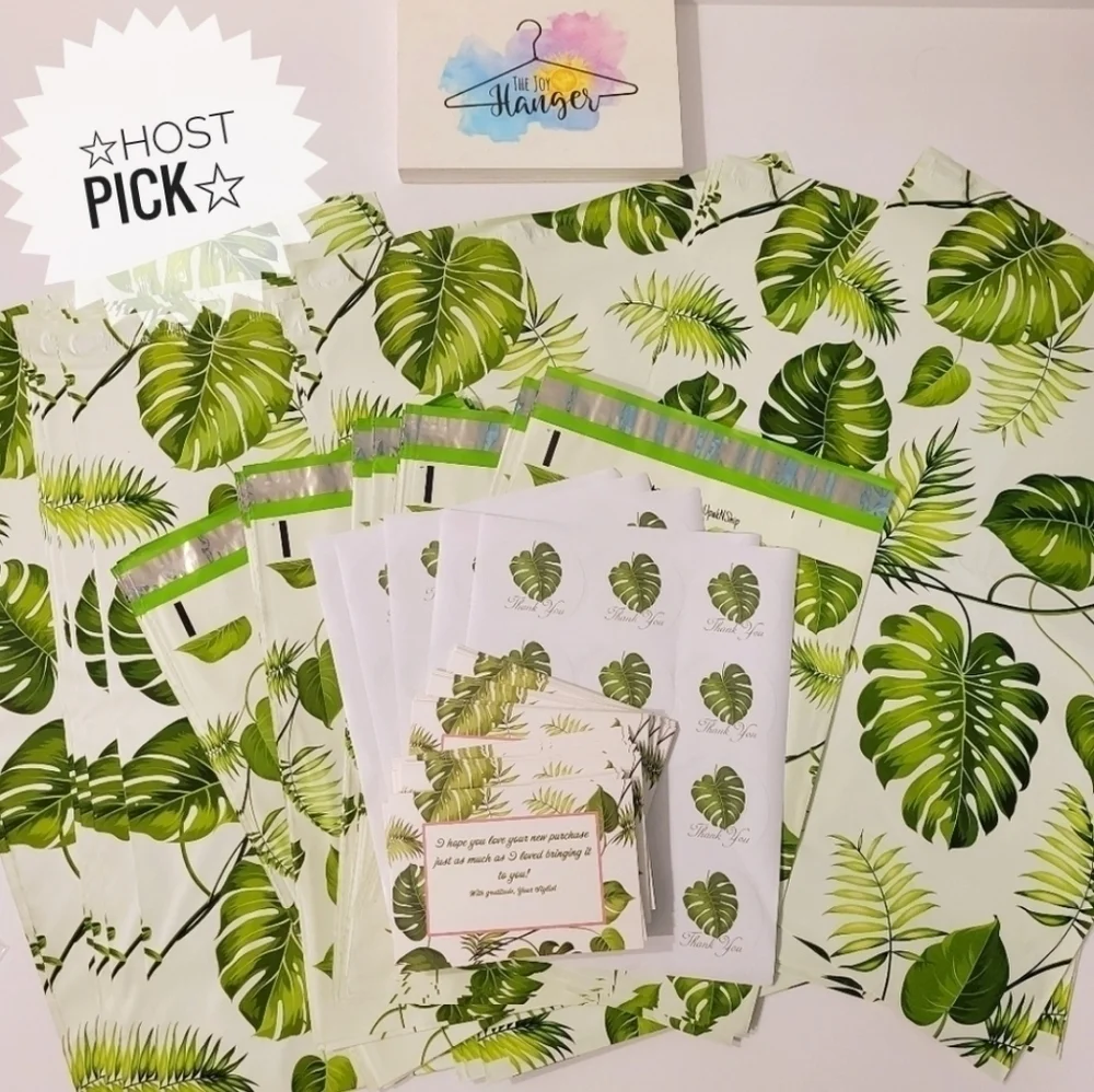 🍌 Banana Leaf 🍃 Poly Mailer Bundle ▪︎45 pack